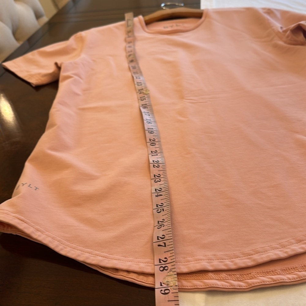 BYLT basics peach color drop cut lux small top - Picture 6 of 7